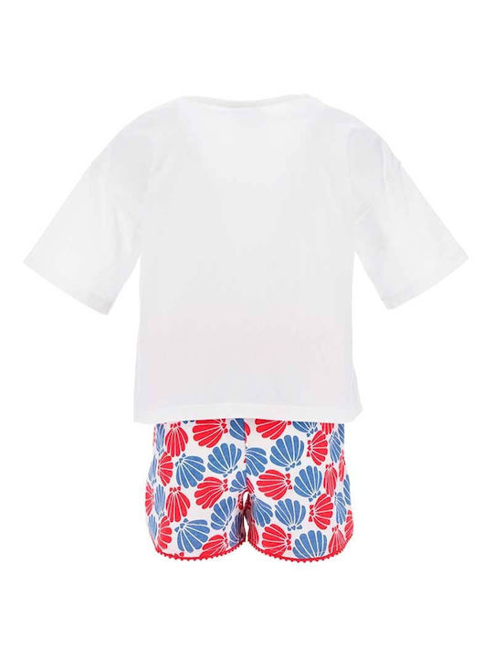 Disney Kids' Set with Shorts Summer 2pcs White