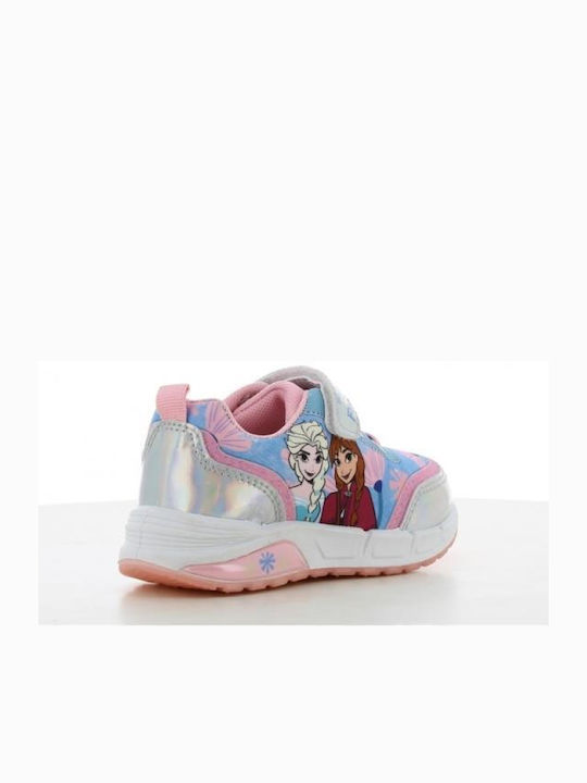 Disney Παιδικά Sneakers με Φωτάκια Γαλάζια