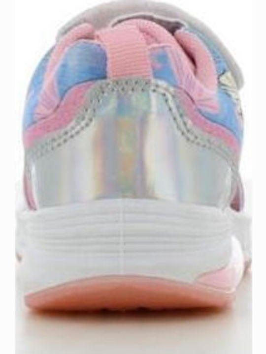 Frozen Kids Sneakers with Scratch & Lights Light Blue