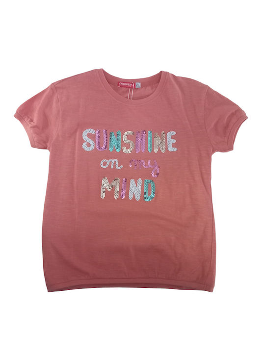 Energiers Kids T-shirt Coral