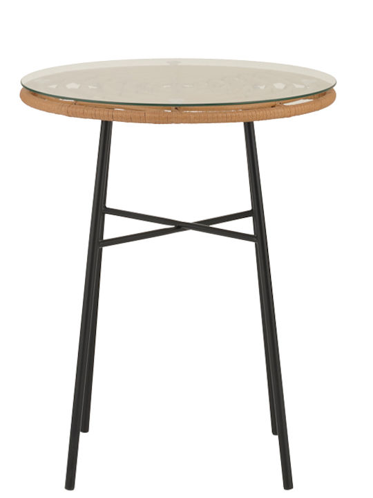 Tisch für kleine Außenbereiche Stabil Gaus 60x60x74cm