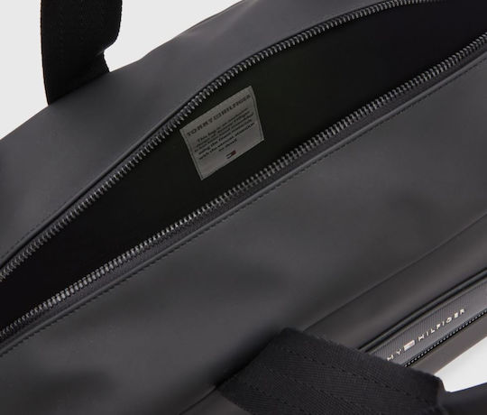 Tommy Hilfiger Geantă de voiaj Negru din Piele sintetica L30xW25xH30cm