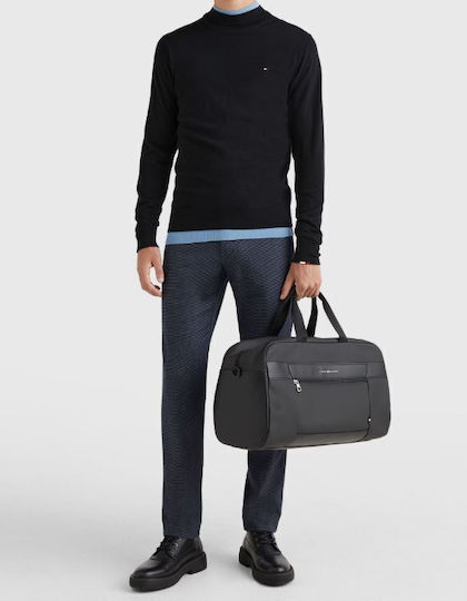 Tommy Hilfiger Geantă de voiaj Negru din Piele sintetica L30xW25xH30cm