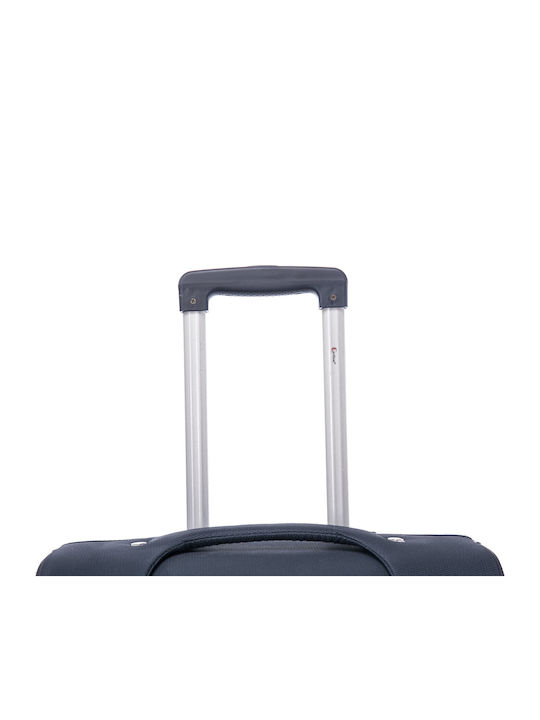 Cardinal Spectra Medium Fabric Suitcase Dark Blue With 4 Wheels Height 60cm