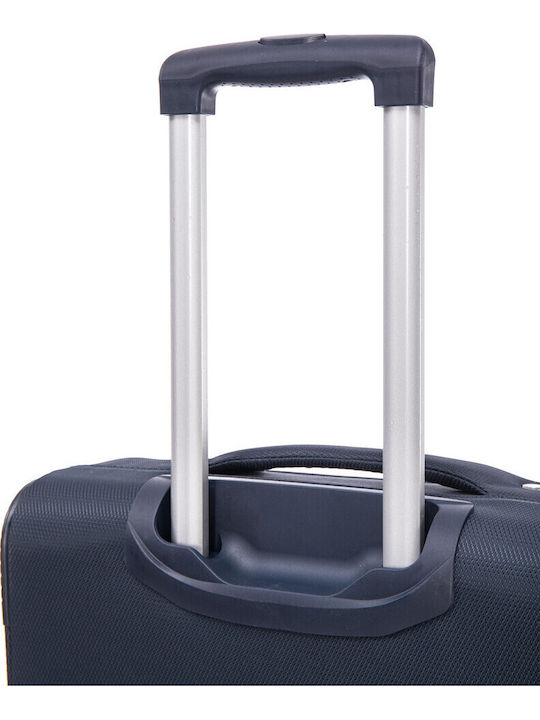 Cardinal Spectra Medium Fabric Suitcase Dark Blue With 4 Wheels Height 60cm