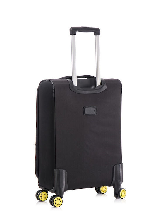 Cardinal Oblivion Cabin Travel Suitcase Fabric Black with 4 Wheels Height 50cm 5100/50