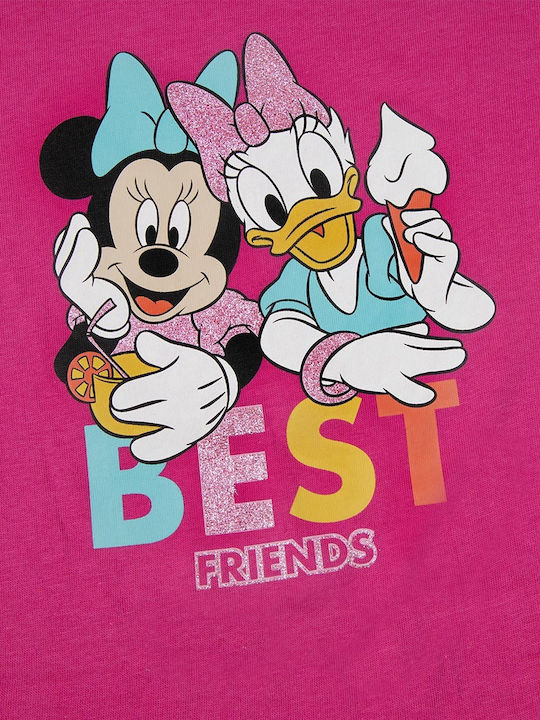 Disney Kinder-T-Shirt Fuchsie Minnie