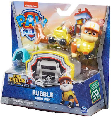 Spin Master Miniatur-Spielzeug Big Hero Pups - Rubble Pfote Patrouille für 3+ Jahre