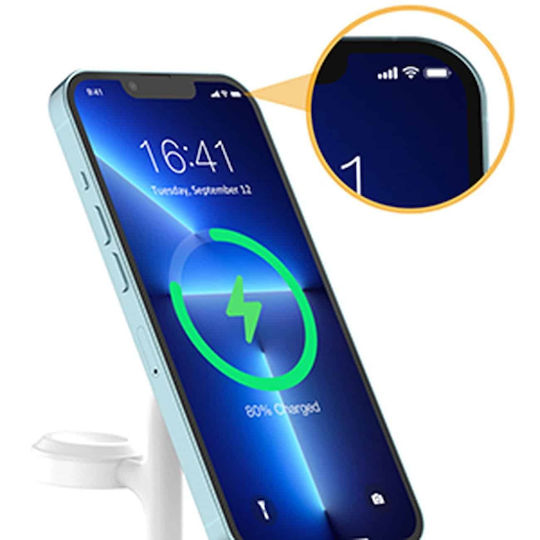 Choetech Зарядно Magsafe Бял (Inductive T585-F)