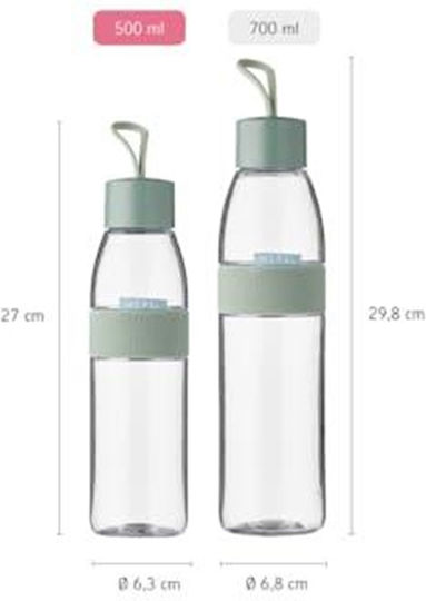 Mepal Kids Water Bottle Non Spill 500ml (Various Designs/Colours)