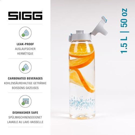 Sigg Kids Water Bottle Plastic Non Spill 1500ml