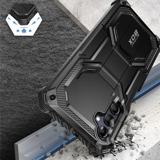 Supcase Back Cover Πλαστικό / Σιλικόνης Μαύρο (Galaxy A15)
