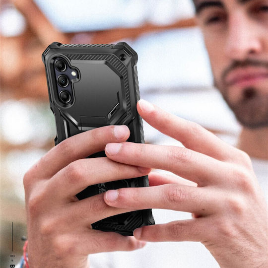 Supcase Back Cover Πλαστικό / Σιλικόνης Μαύρο (Galaxy A15)