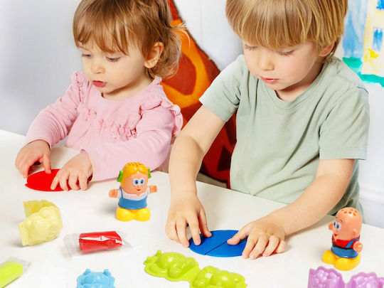 Creative Set Plastic Mass 6 Colors Animals Molds Za4651