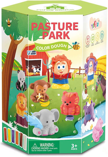 Creative Set Plastic Mass 6 Colors Animals Molds Za4651