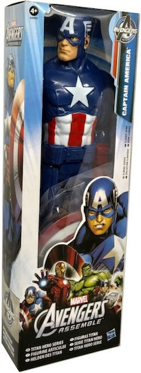 Action Figure Titan Hero Captain America Marvel Avengers Captain America for 3+ years Years 30cm.