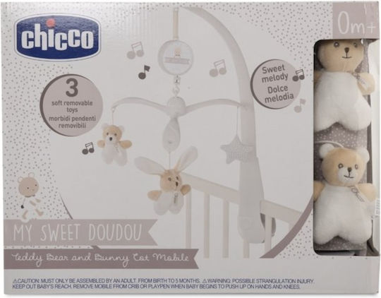 Chicco Pendant Toy for Cot with Music Carouzel for 0++ Months