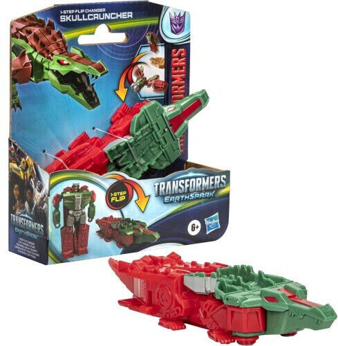 Action-Figur Earthspark 1 Step Flip Skullcruncher Transformatoren