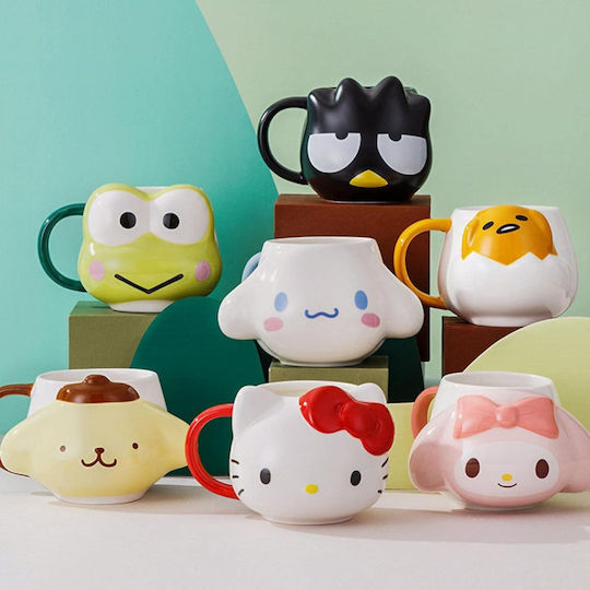 Mug Ceramic Pink 400ml 1pcs