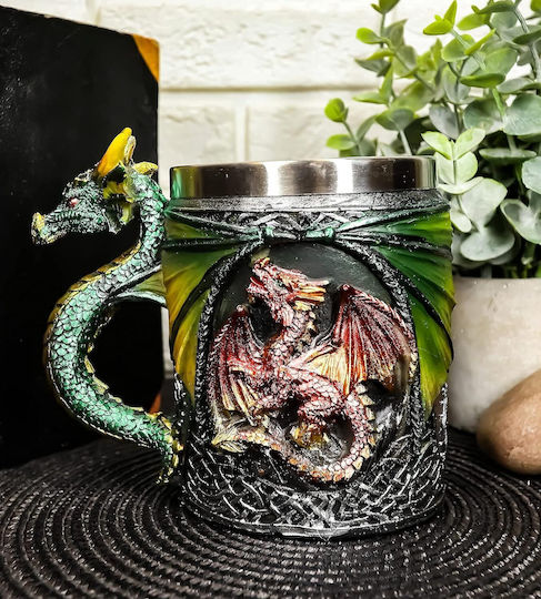 Dragon Mug Metallic Multicolored 500ml