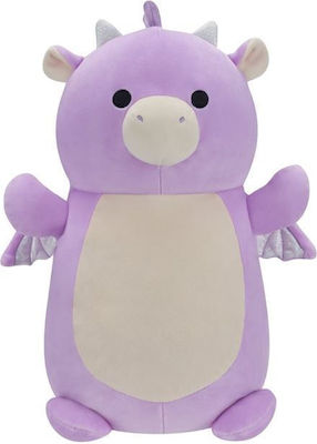 Jazwares Plush Squishmallows HugMees Dina The Dragon for 3+ Years 35 cm