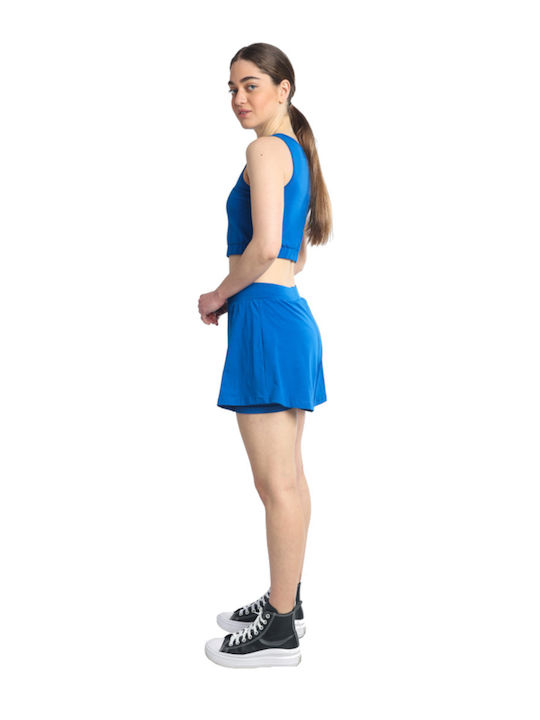 Women's Set with Shorts Royal Blue