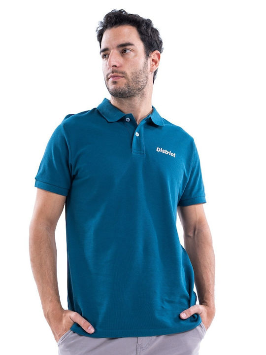 Polo Short Sleeve Blue Blouse