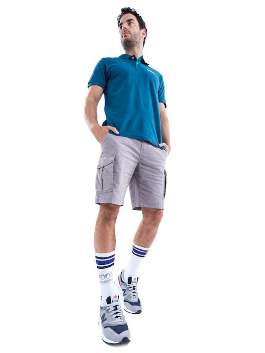 Polo Short Sleeve Blue Blouse