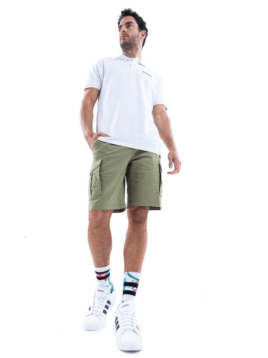 Polo Herrenbluse Kurzarm Weiße