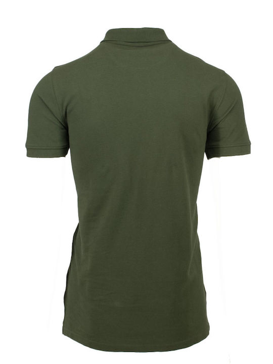 Men's Short Sleeve Blouse Polo Khaki