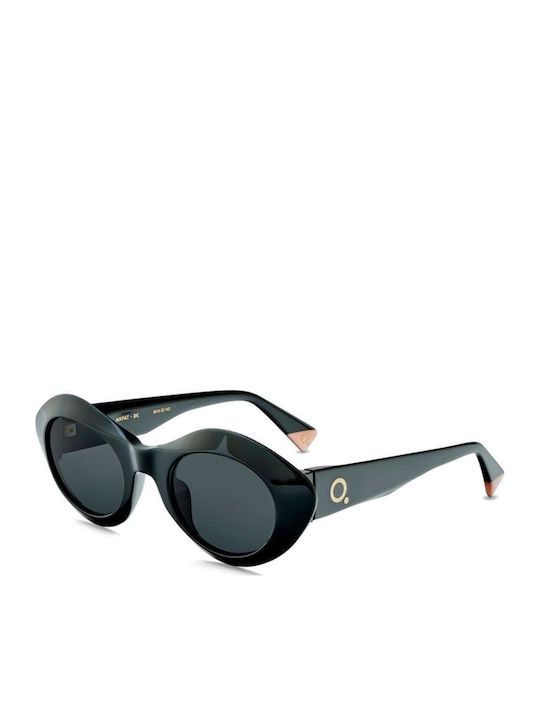 Etnia Barcelona Ampat Sunglasses Μαύρα with Acetate Frame & Black Lens