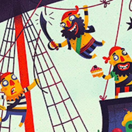 Puzzle pentru Copii Giant Pirate Ship pentru 4+ ani+ Ani 36buc Djeco