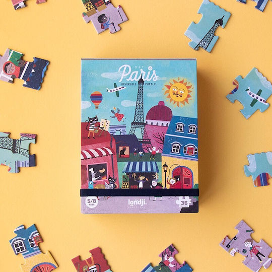 Kids Puzzle Paris Night & Day for 3+ years+ Years 36pcs Londji