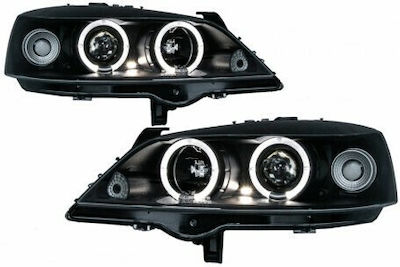 Diederichs Front Lights Angel Eyes for Opel Astra Black 2pcs