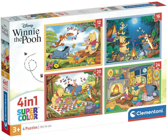Детски Пъзел Super Color Disney Winnie The Pooh за 3+ Години 72бр Clementoni