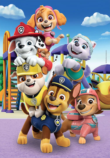 Παιδικό Puzzle Supercolor Paw Patrol για 6+ Ετών 104pcs Clementoni