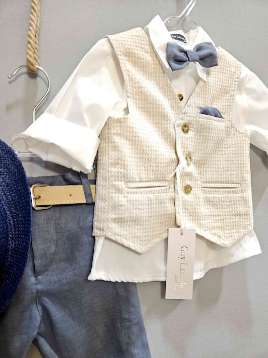 Guy Laroche Baptism Suit Multicolour 6 Pieces