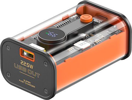 Recci RBP-P35 Mars Series Power Bank 10000mAh 22.5W with USB-A Port and USB-C Port Power Delivery Black