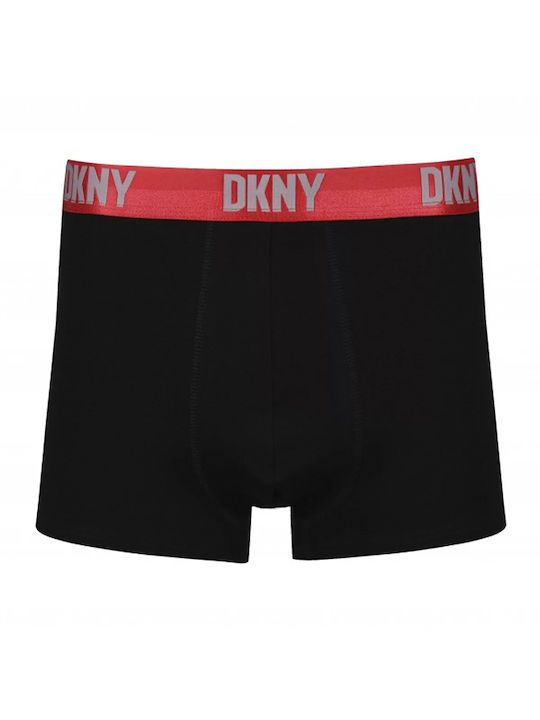 DKNY Herren Boxershorts Schwarz 3Packung