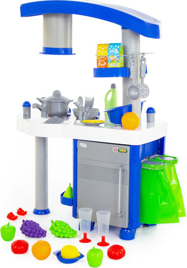 Polesie Kinderküche Eco Küche mit Zubehör Rot 92 cm