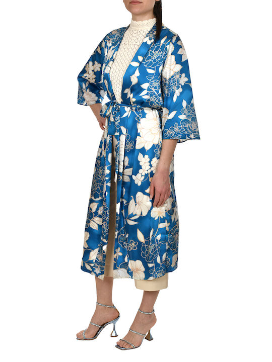 Emme Marella Damen Kimono Blue