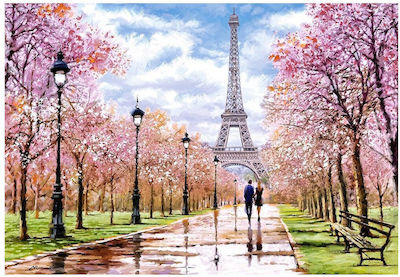 Puzzle Romantic Walk in Paris 2D 1000 Κομμάτια