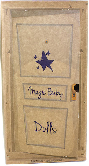Magic Baby Nani mit blonden Haaren und weißem Bluse 42cm Puppe 42cm.