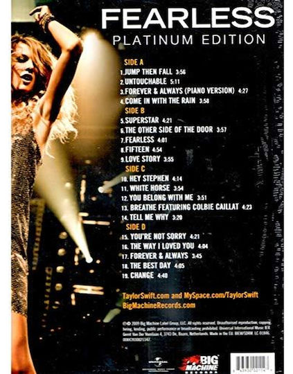 Fearless Vinyl Platinum Edition