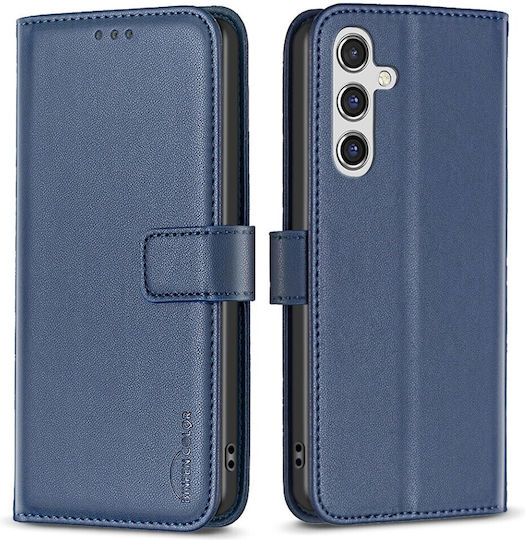 Binfen Wallet Case Δερματίνης Μπλε (Galaxy A35)