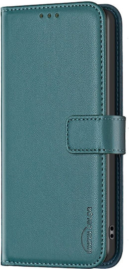 Binfen Wallet Case Δερματίνης Πράσινο (Galaxy A35)