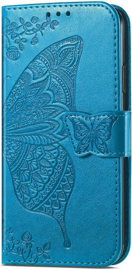 Butterfly Back Cover Δερματίνης / Πλαστικό / Σιλικόνης Μαγνητικό Μπλε (Realme Note 50)