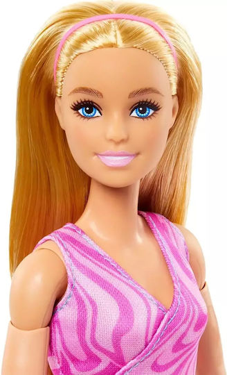 Barbie Made To Move Doll Blonde Wearing Sports Top & Pants for 3+ years+ Years 33cm