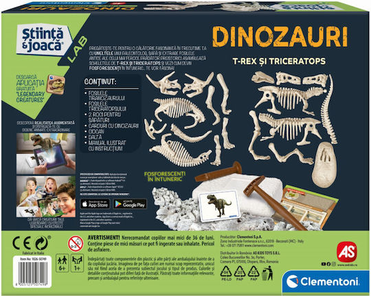 AS Fluo Joc Educațional Excavare de dinozauri