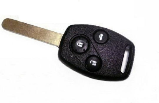 Honda Car Key Shell with Blade with 3 Buttons for Honda